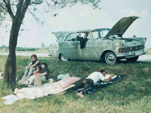 1970er-Jahre. Rast auf der Fahrt in die Türkei. Privatfotografie: Familie Yeşiltepe